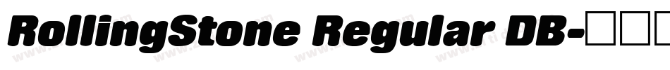 RollingStone Regular DB字体转换